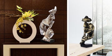 静默之美 沉默是金摆件，点亮客厅的艺术哲思