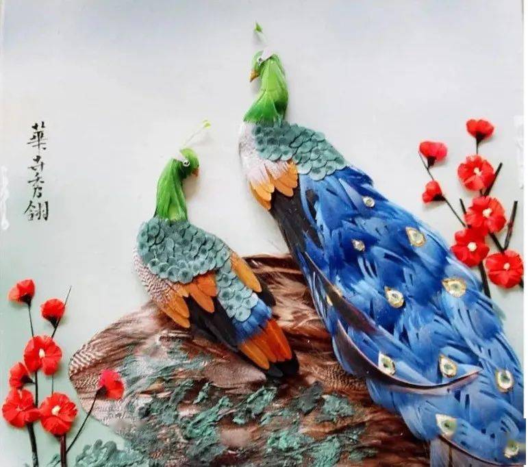 宝庆风情 邵阳羽毛画——用羽毛托起的传承技艺